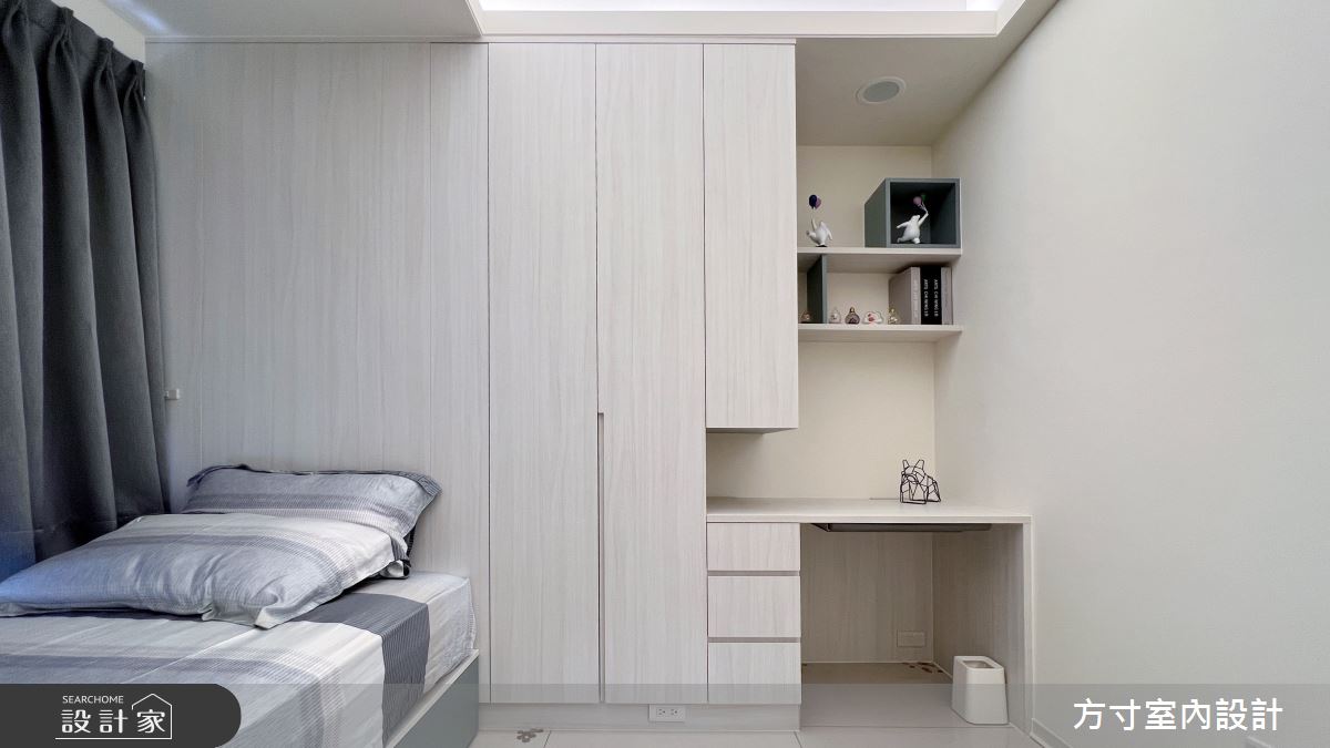 此案為16坪新成屋,方寸室內設計在有限的空間內,將格