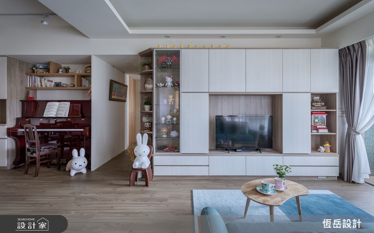 由老屋翻新的 23 坪住宅,融入北歐風和日式風格的溫潤