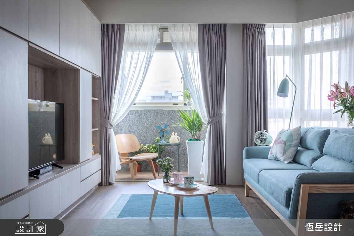 由老屋翻新的 23 坪住宅,融入北歐風和日式風格的溫潤