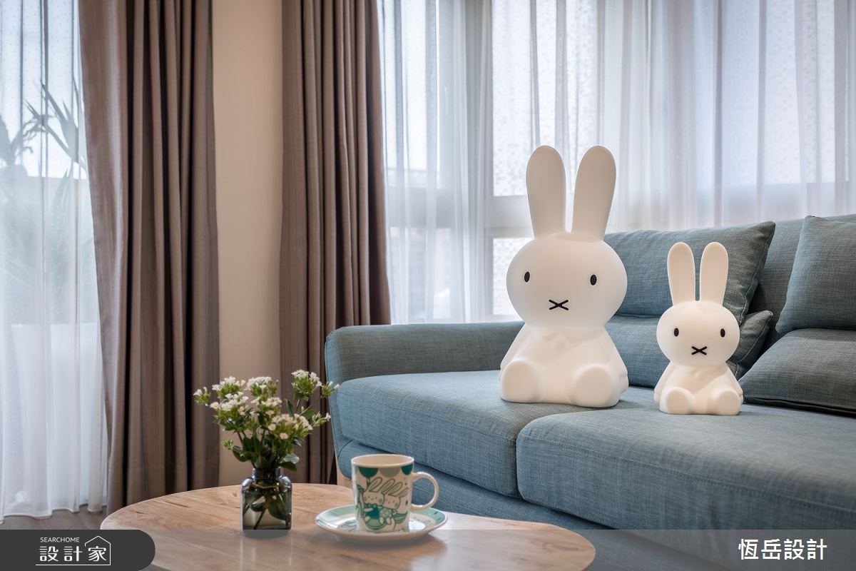 由老屋翻新的 23 坪住宅,融入北歐風和日式風格的溫潤