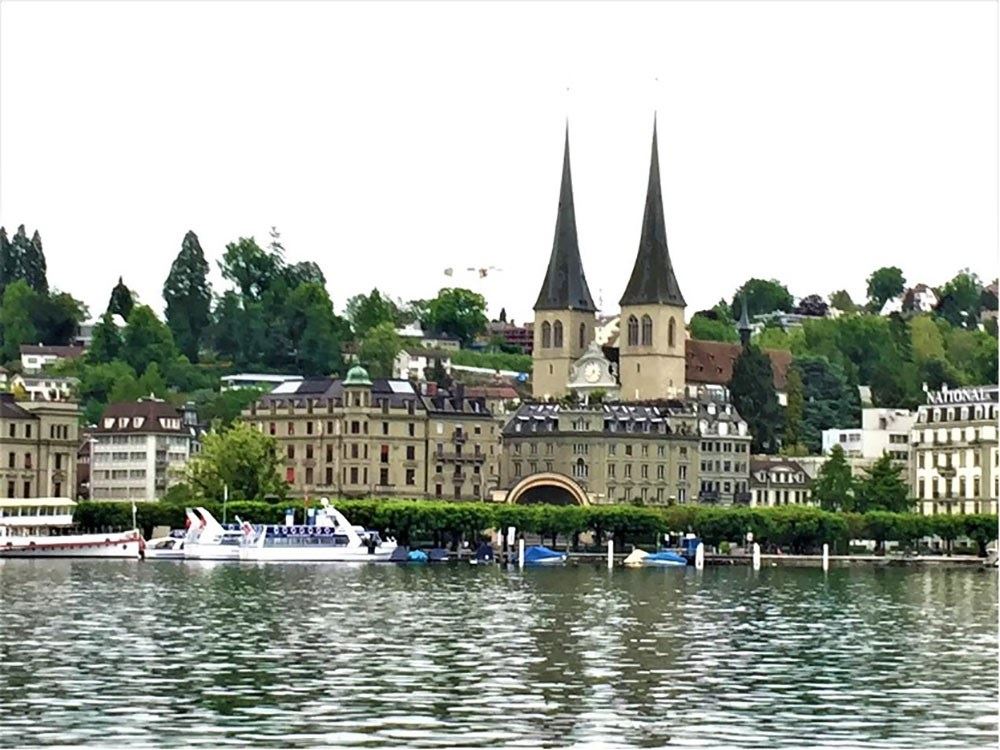 瑞士-盧森-盧森湖。