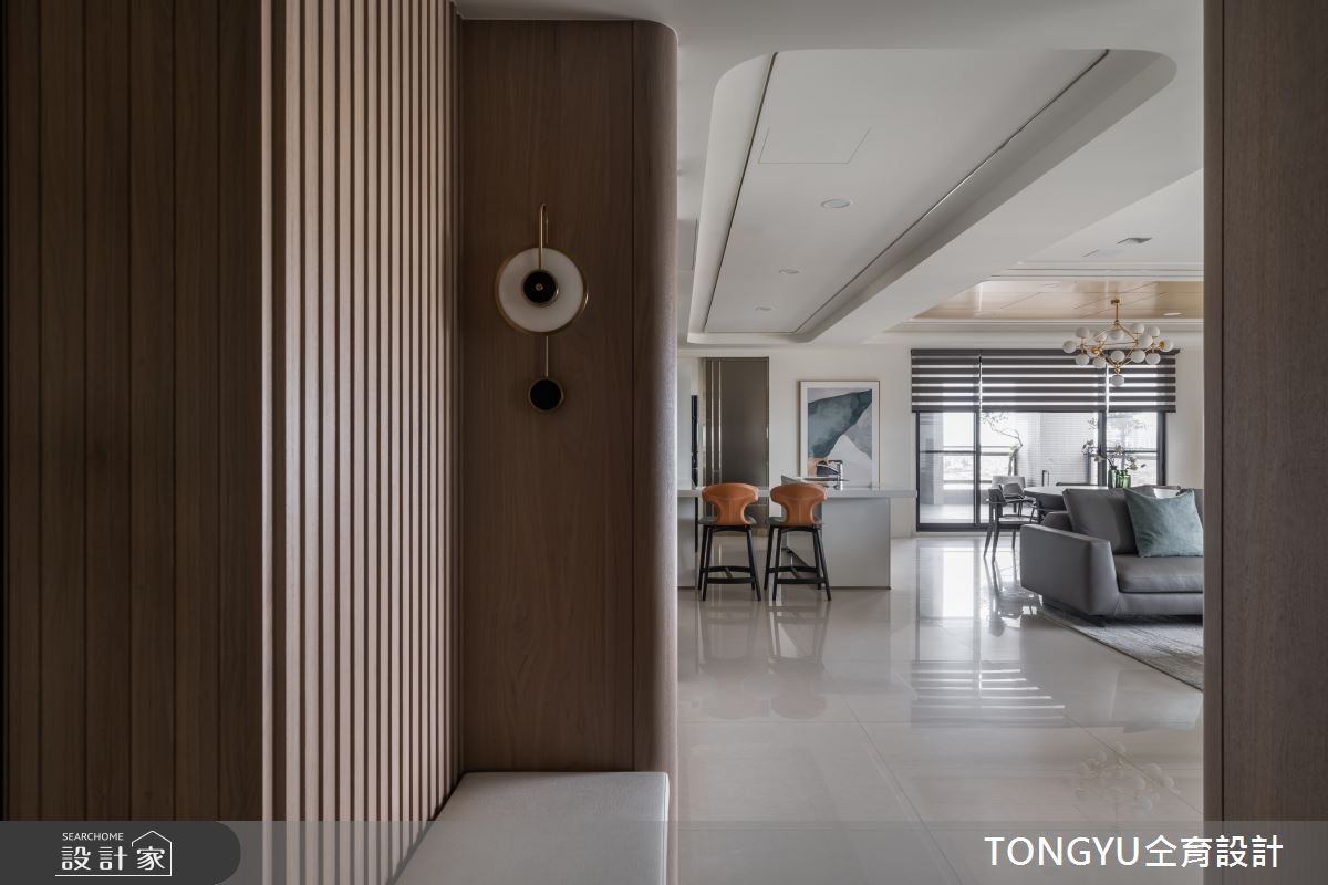 113 坪現代風百坪豪宅設計中,仝育設計團隊以療癒身