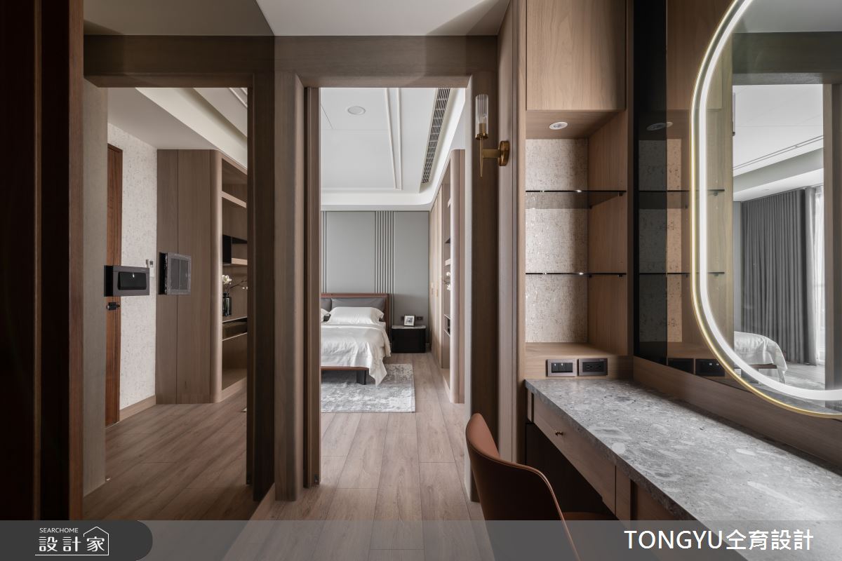 113 坪現代風百坪豪宅設計中,仝育設計團隊以療癒身