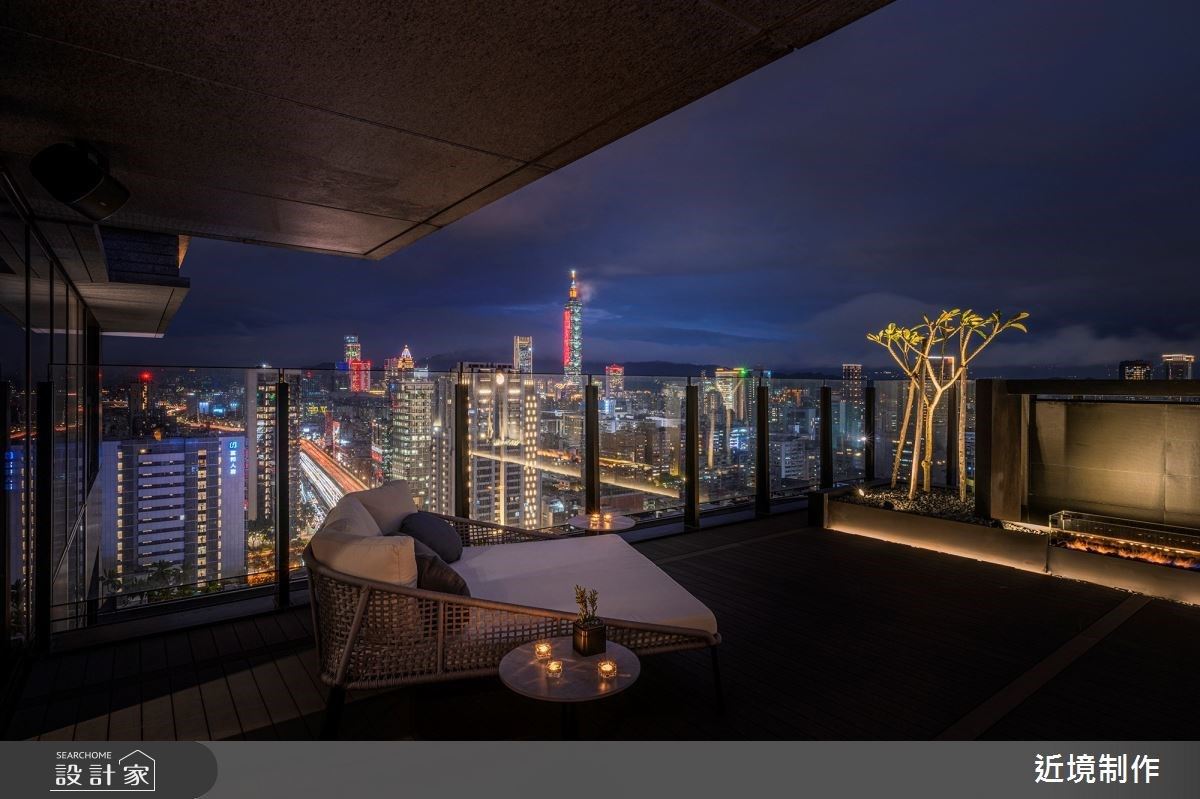 自然委身於城市的角落,擇址於城市,與自然的對話儼然