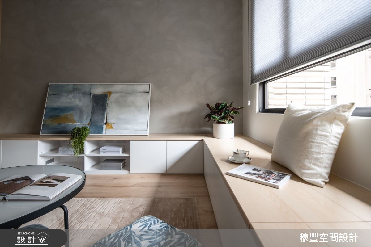 樂土電視牆的自然孔隙能發揮調節濕度效果