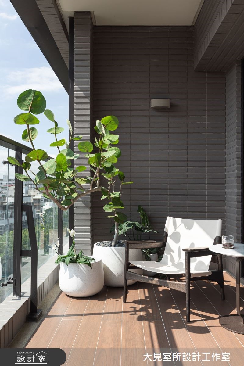 陽台木地板材質:木紋磚