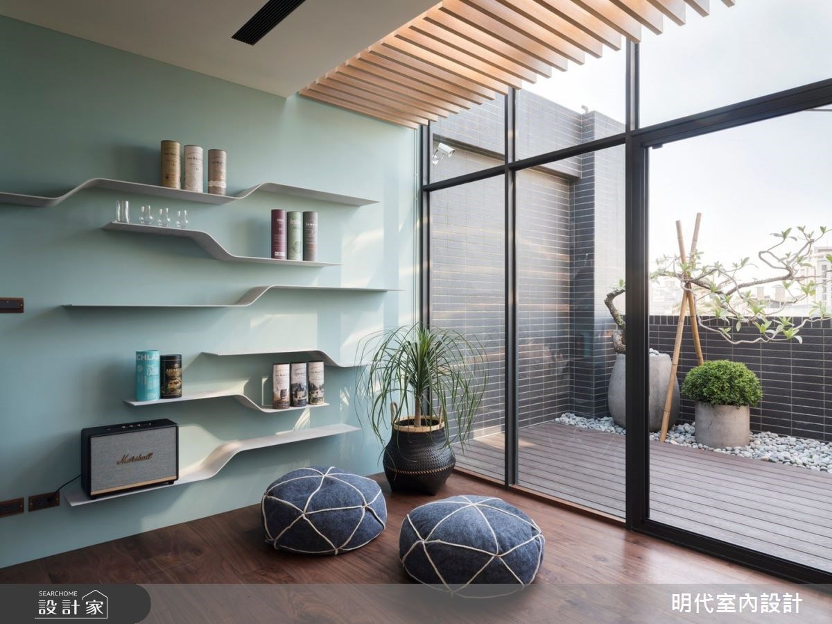 陽台木地板可以避免陽台地板磁磚被太陽曝曬