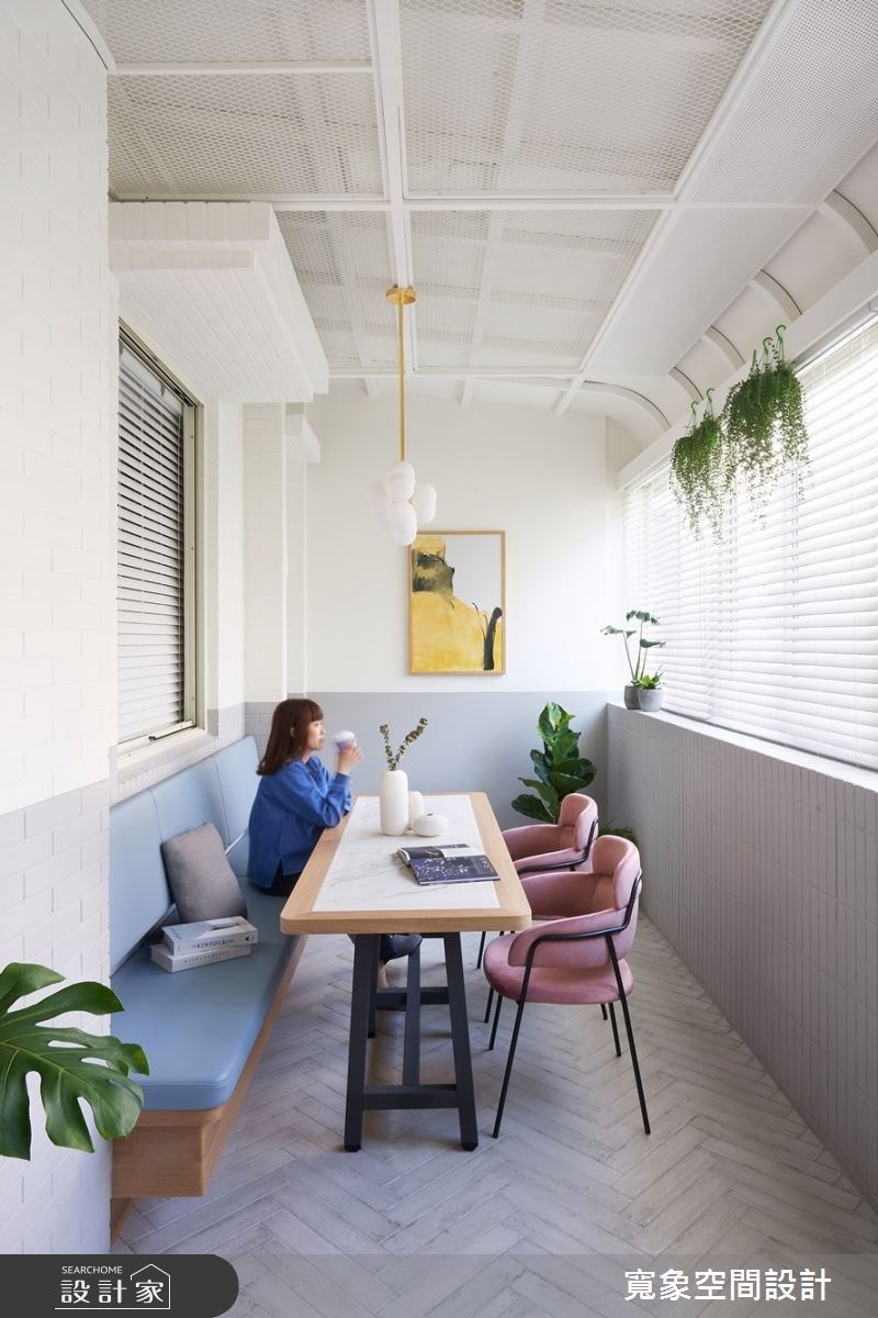 陽台木地板拚法-人字拚木地板