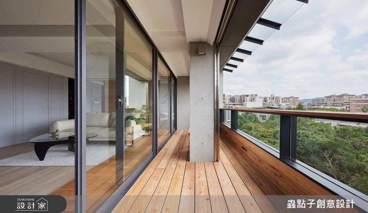 陽台木地板拚法-同向木地板拚法01