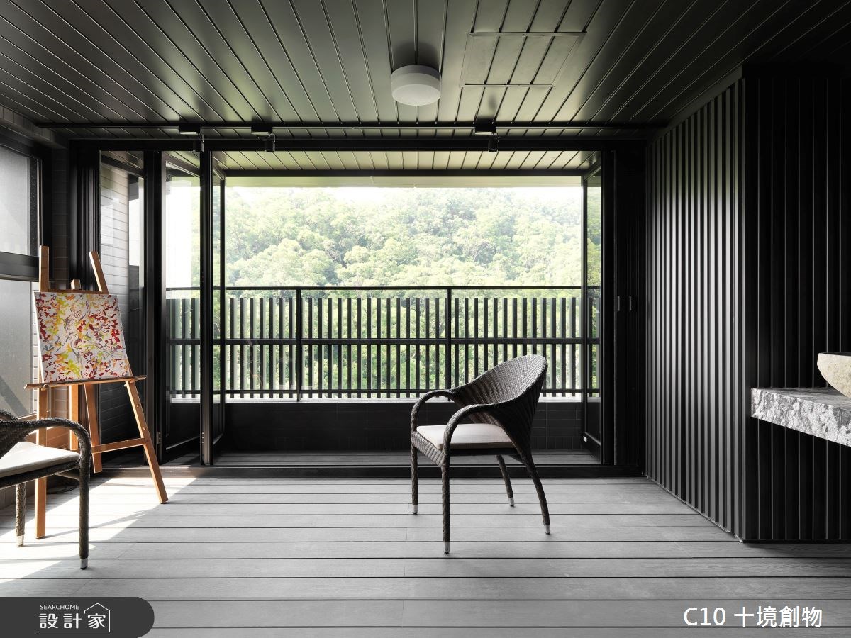 陽台木地板拚法-同向木地板拚法02