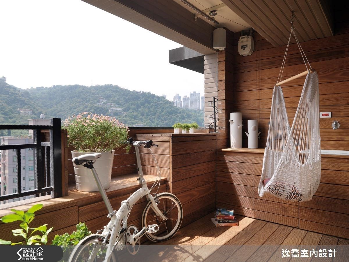 陽台木地板材質:南方松