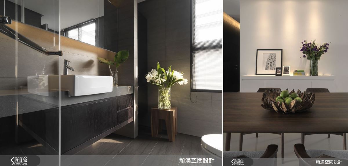 不侷限綠色植栽,花花草草的妝點都為生活感加分。