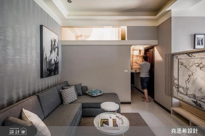 夾層屋設計秘訣-樓梯隱形化流暢視覺動線01