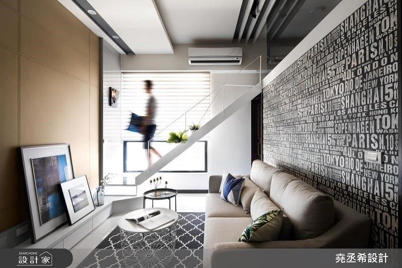 夾層屋設計秘訣-樓梯隱形化流暢視覺動線02