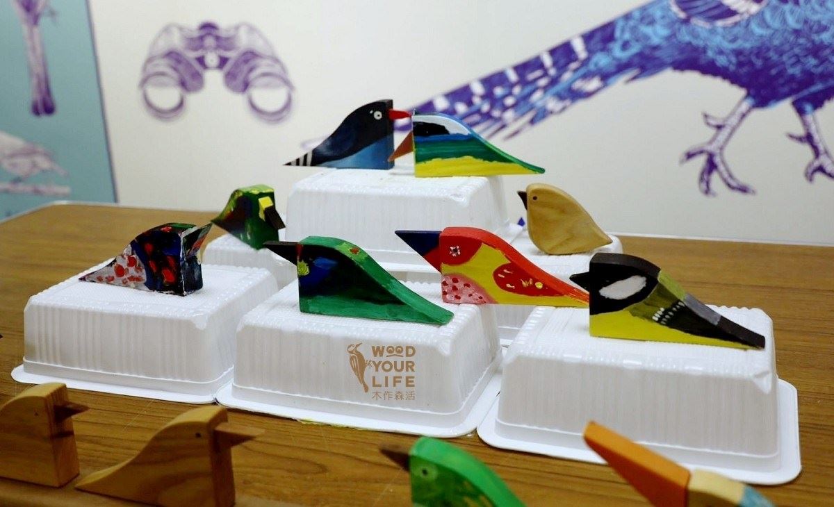 透過「森活小鳥彩繪 DIY」寓教於樂,「木作森活」用實際行動,關懷台灣這片土地,環保永續。