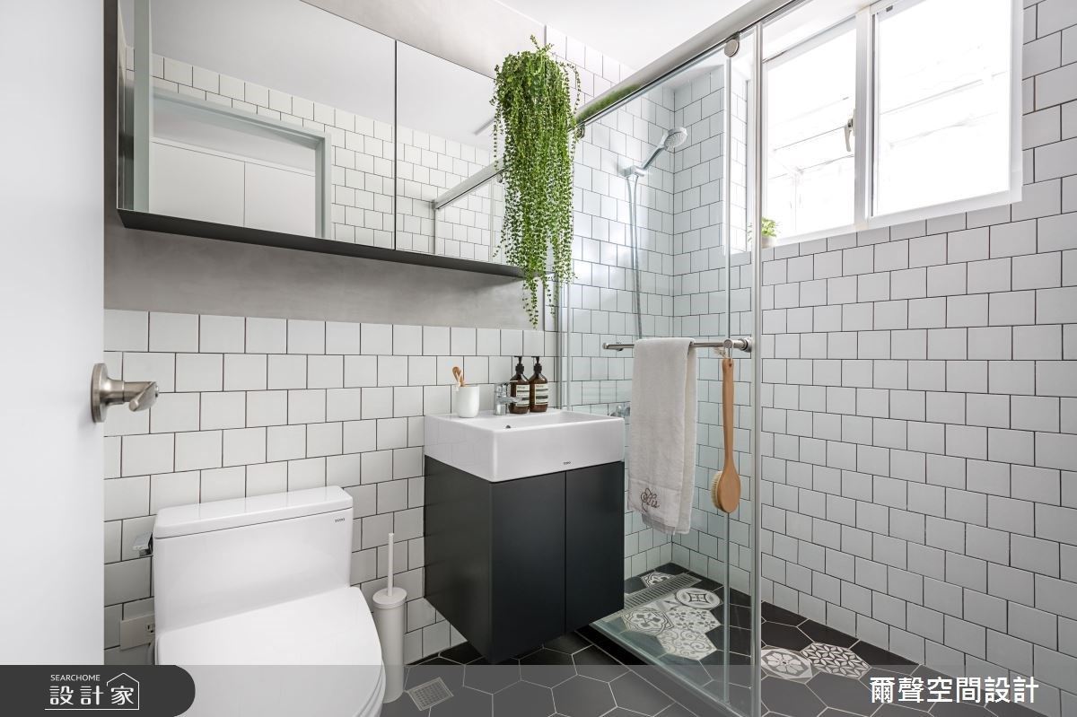北歐風浴室設計tips-自然綠植01