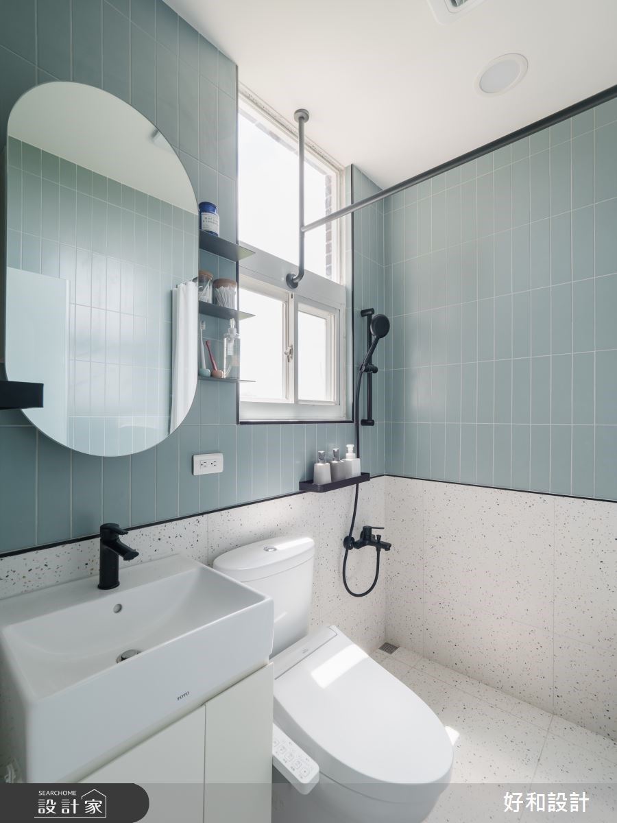 北歐風浴室設計tips-消光金屬01