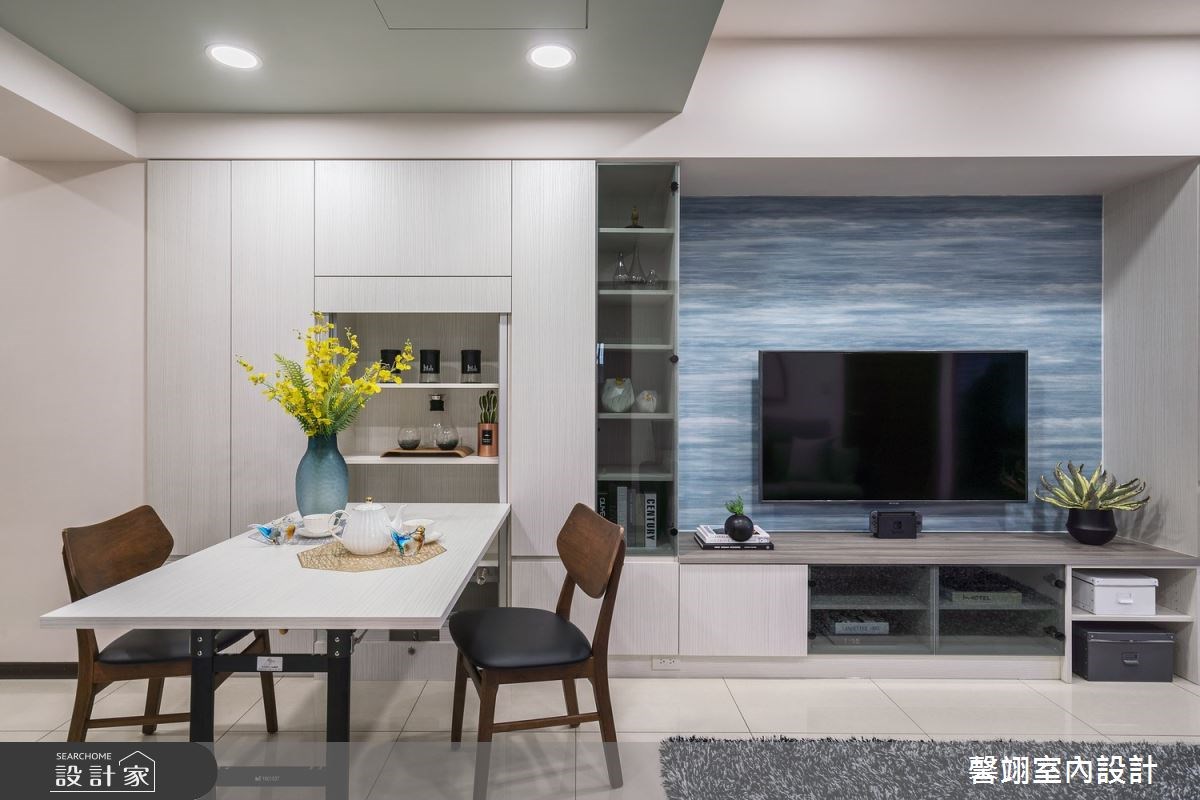 隱藏式餐桌櫃種類-折疊式05