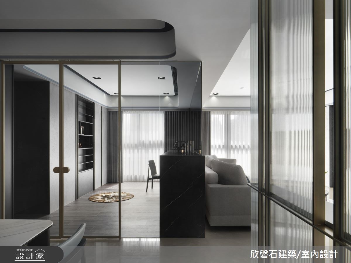 玻璃門面設計案例-書房玻璃門