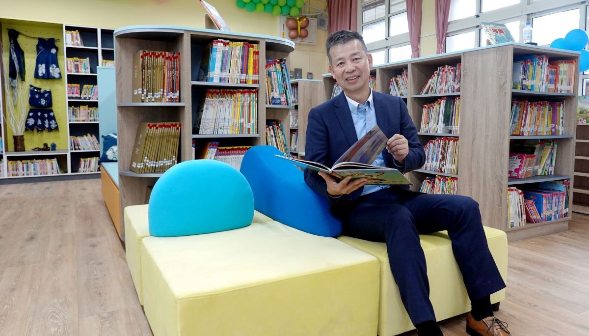 董事長陳國都表示,歐德推動「公益 123」,提撥部份營業額作為幸福圖書室基金,感謝消費者讓歐德有機會做更多公益,讓愛不間斷。