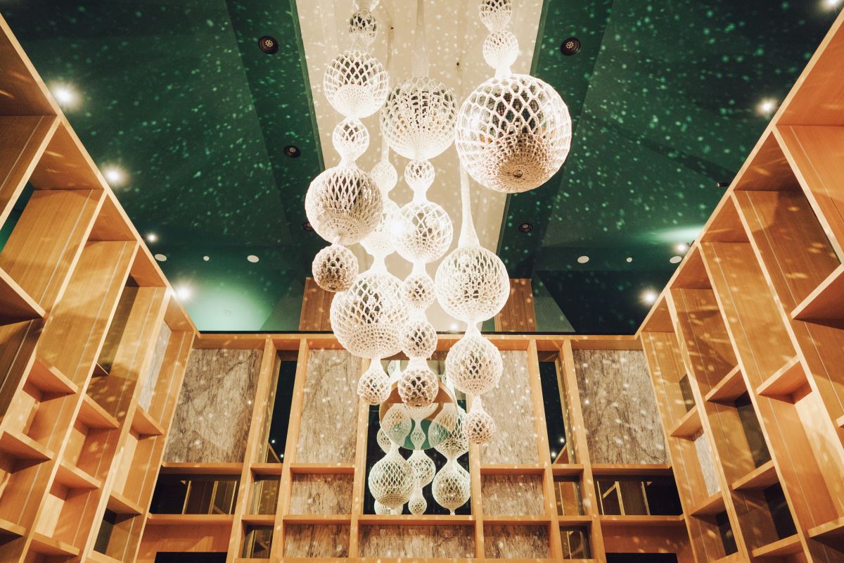 於岳Hill 接待主廳 - 大廳工藝創作「尋光種子」