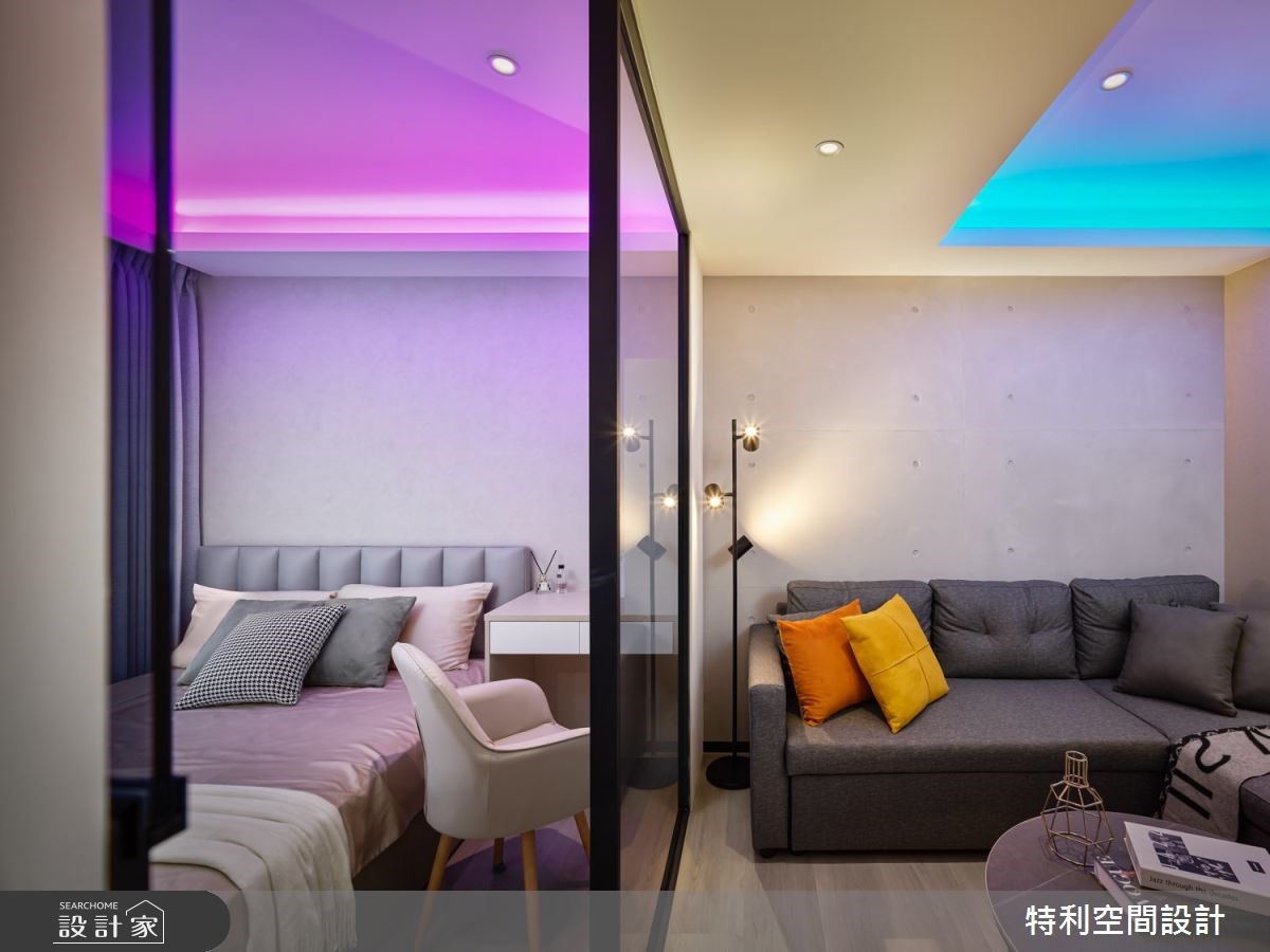 智能燈泡扭轉廳房風格