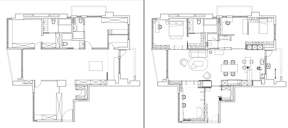 (Before+After)平面圖提供_將作空間設計。