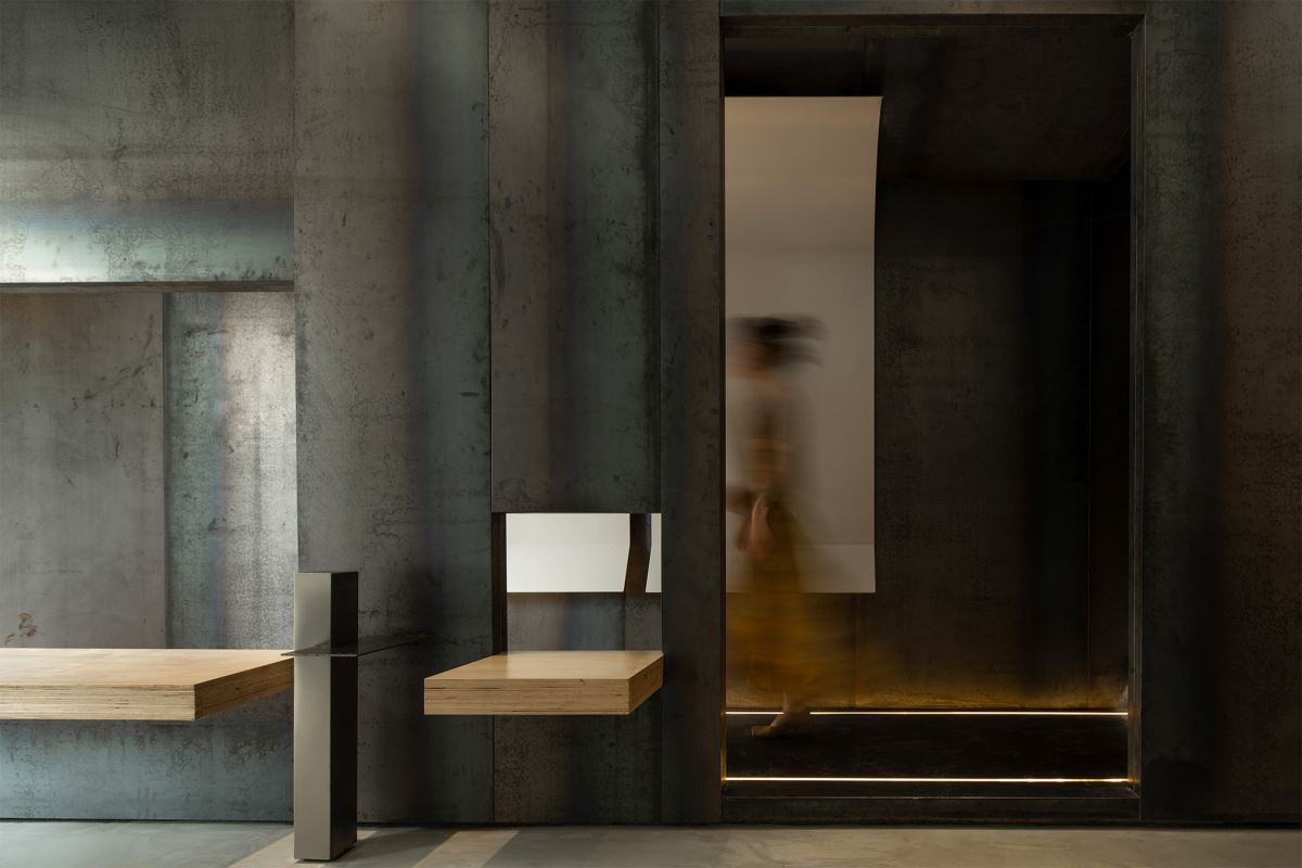 圖片提供：TINTA金邸獎2022年商業空間餐飲類 / 金獎/南京川口建筑设计有限公司  /热熔板包裹的咖啡店