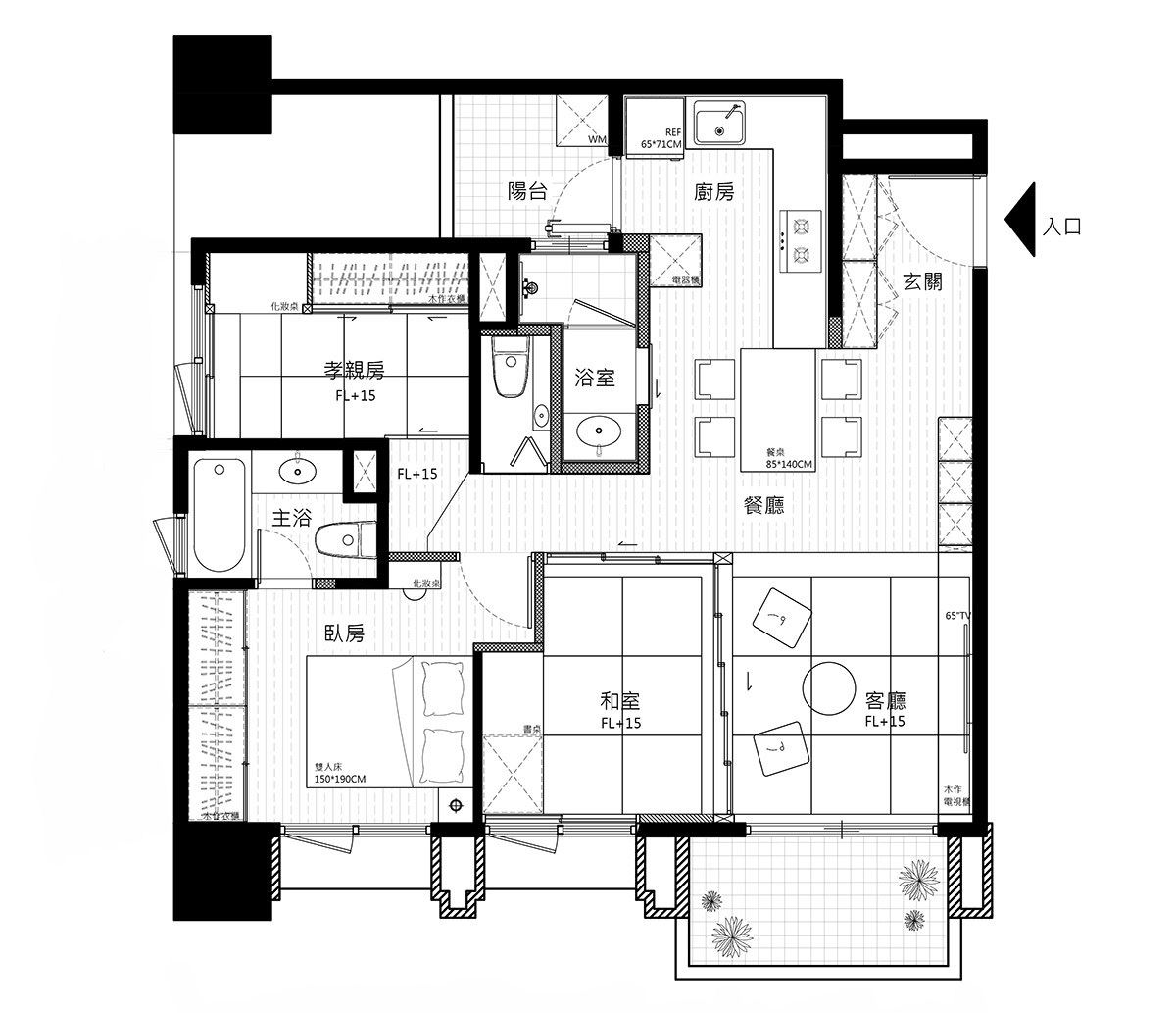 平面圖提供_文儀設計。