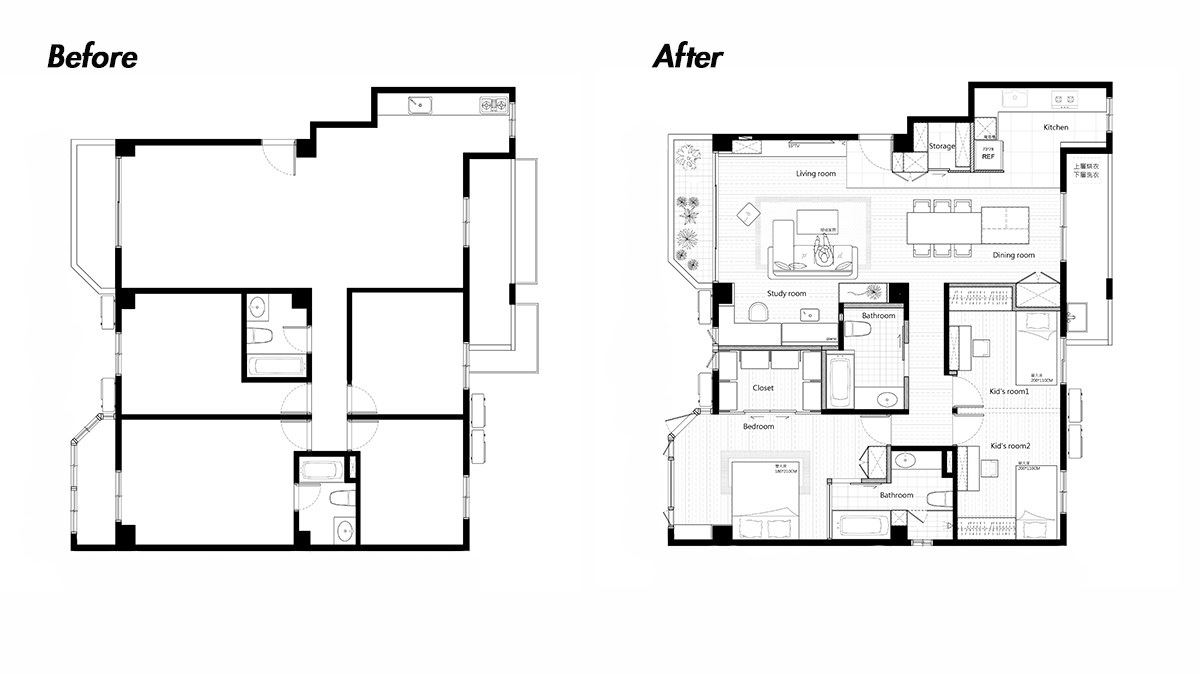 (Before+After)平面圖提供_文儀設計。