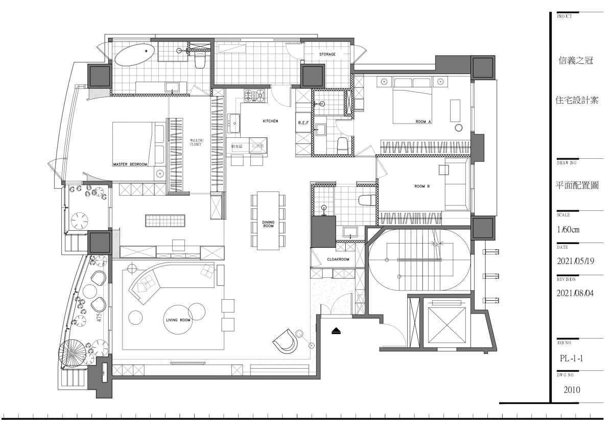平面圖提供_及境空間設計。