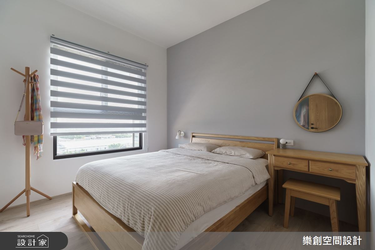 顏色也是尊重設計師,選了樂創建議的的灰色,我們覺得這樣的顏色讓人很放鬆、能夠好好休息,還好有聽設計師的建議!