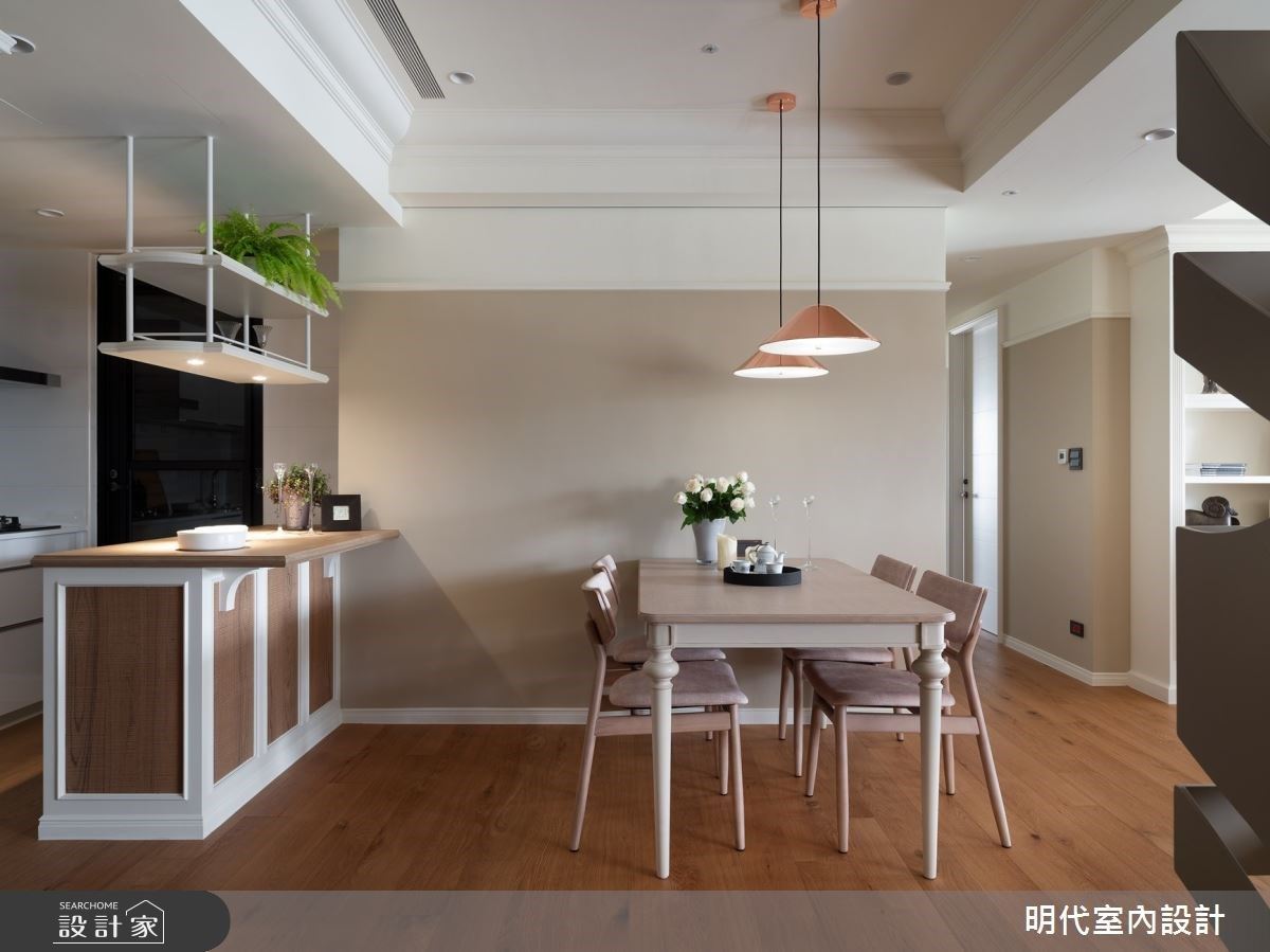 可搭配大地色系的家具和軟裝,營造休閒而溫柔的氛圍,也讓空間更有層次感。