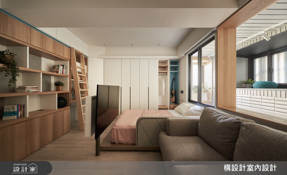 樓梯書櫃設計-1