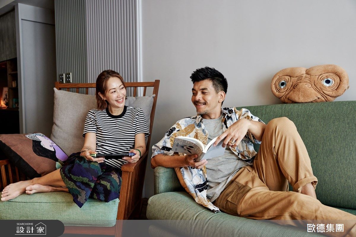 熱愛旅遊的銀色夫妻 Gigi 和史丹利,新家完工後,兩人直呼「想宅在家不出門了」!