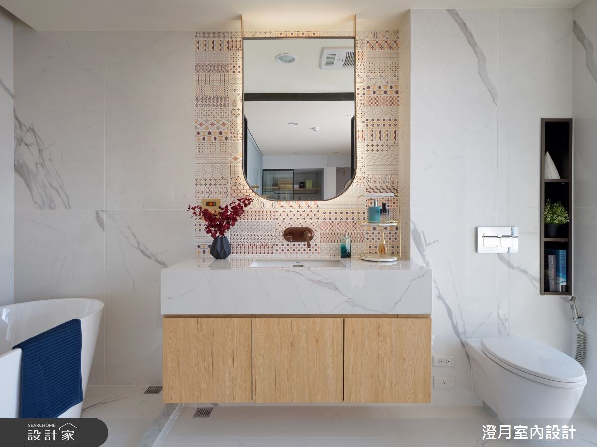 浴鏡離洗手台檯面30-35公分