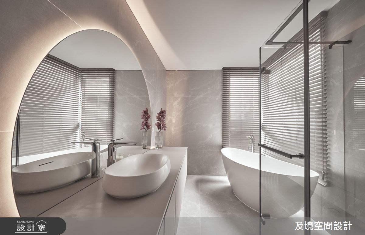浴鏡做大一點可以反射空間提升空間感