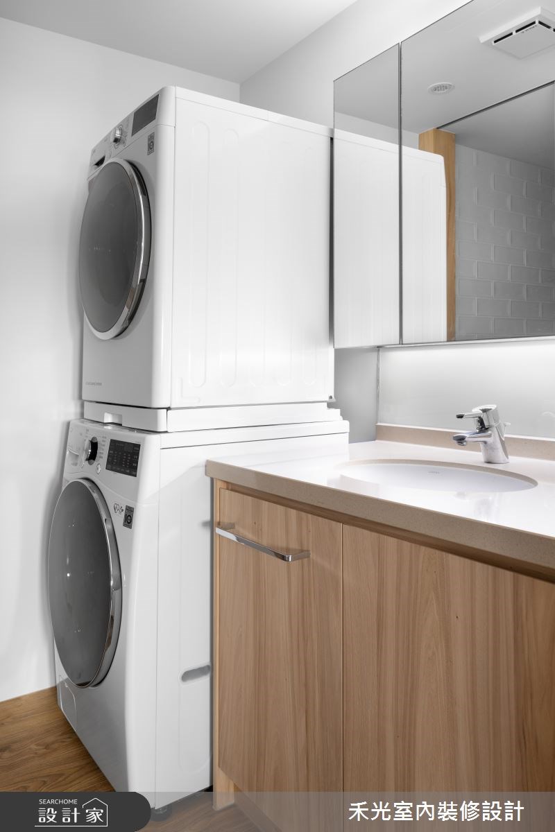 乾衣機規劃於衛浴的設計美圖