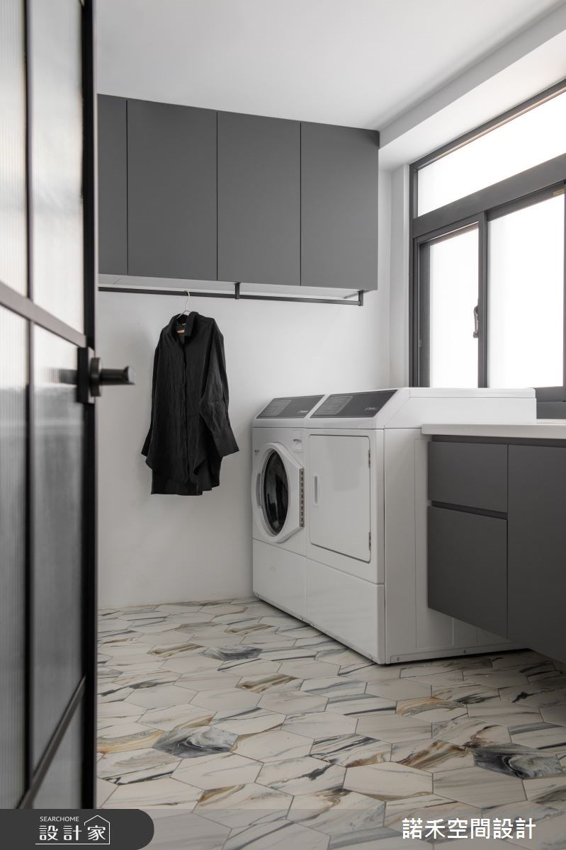 乾衣機規劃於家事間的設計美圖