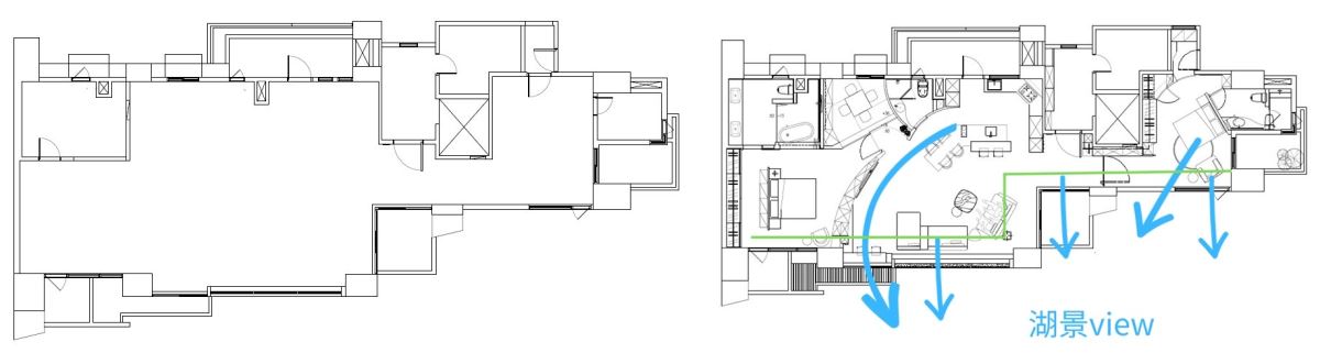 (Before+After)平面圖提供_將作空間設計工作室。