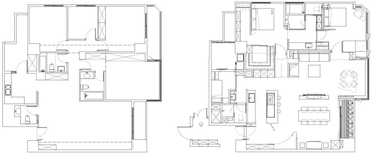 (Before+After)平面圖提供_將作空間設計工作室。