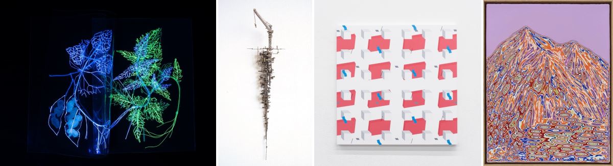 由左至右，安卓藝術_安德利亞・梅達爾 Andreea Medar、GALLERY IRIYA TOKYO_久野彩子 Ayako KUNO、TEZUKAYAMA GALLERY_杉山卓朗 Takuro Sugiyama、Gallery Woong_張光範 Kwangbum Jang