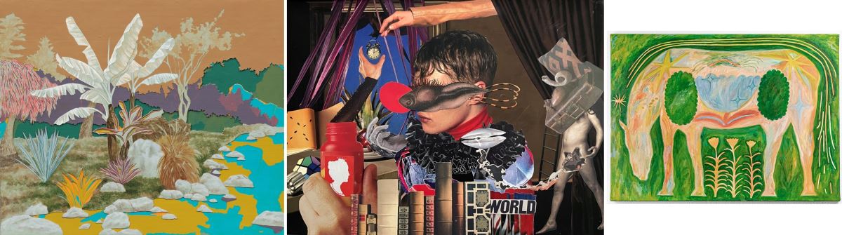 左_日帝藝術_葉誌航、中_藍瓦空間_詹雨樹、右_育黎藝術_Hannah Shieh