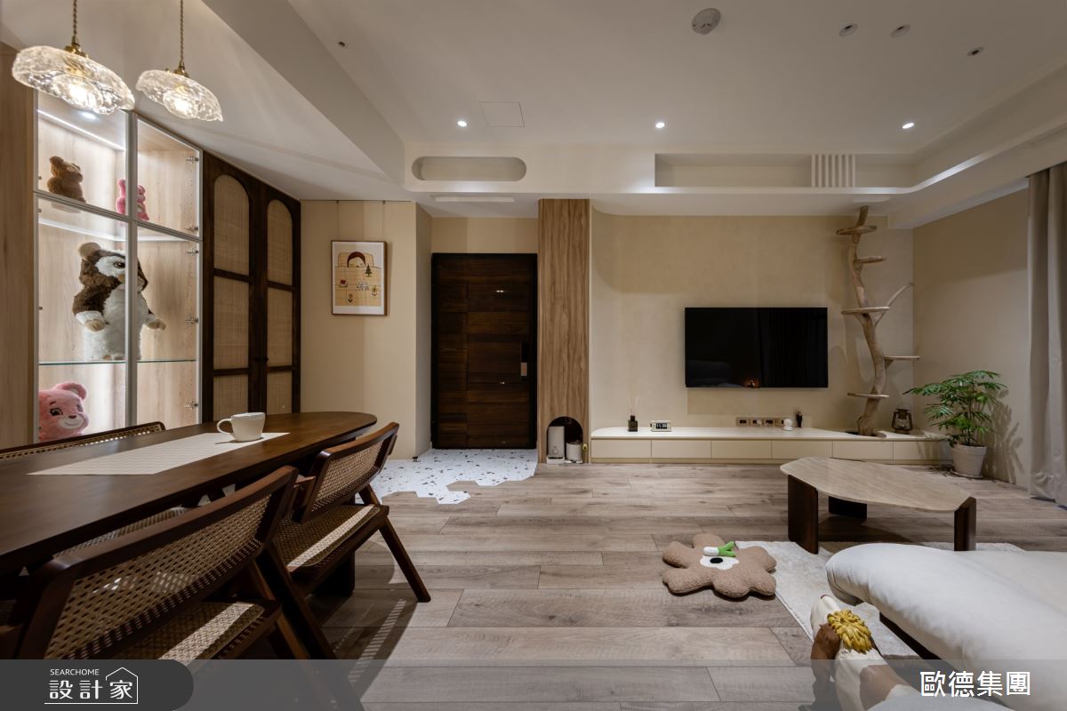 啦啦隊女神籃籃晉升有殼族，幸福成家，優渥設計量身訂製，與毛孩共組甜蜜小窩。