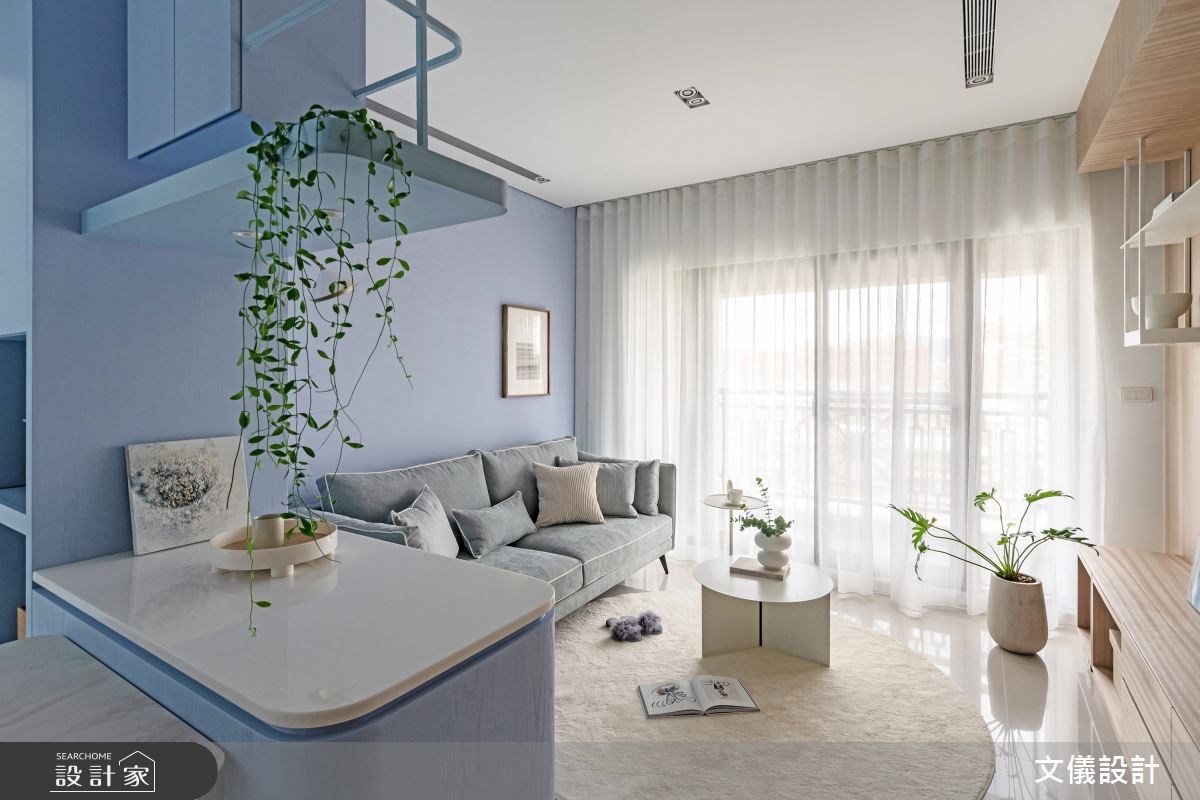 看更多藍色室內設計圖片