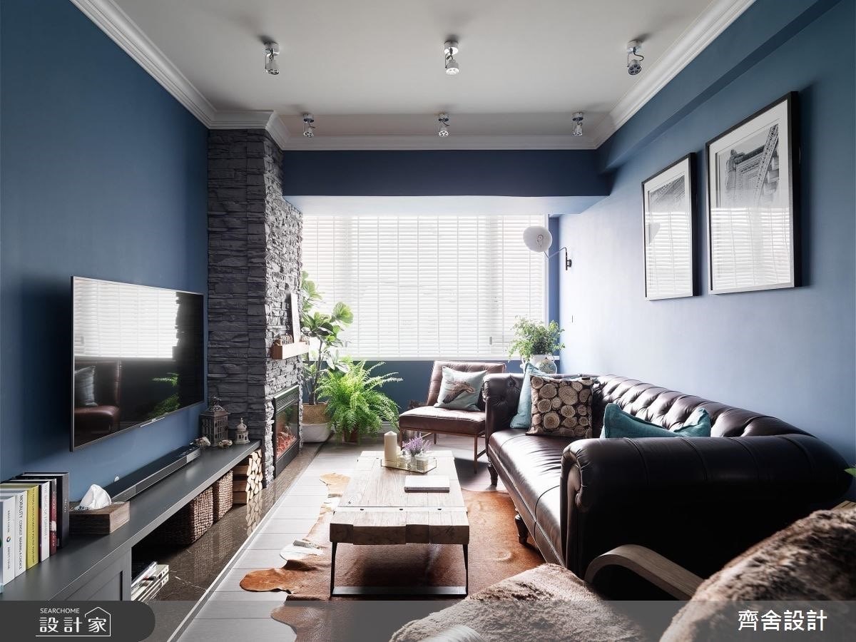 看更多藍色室內設計圖片