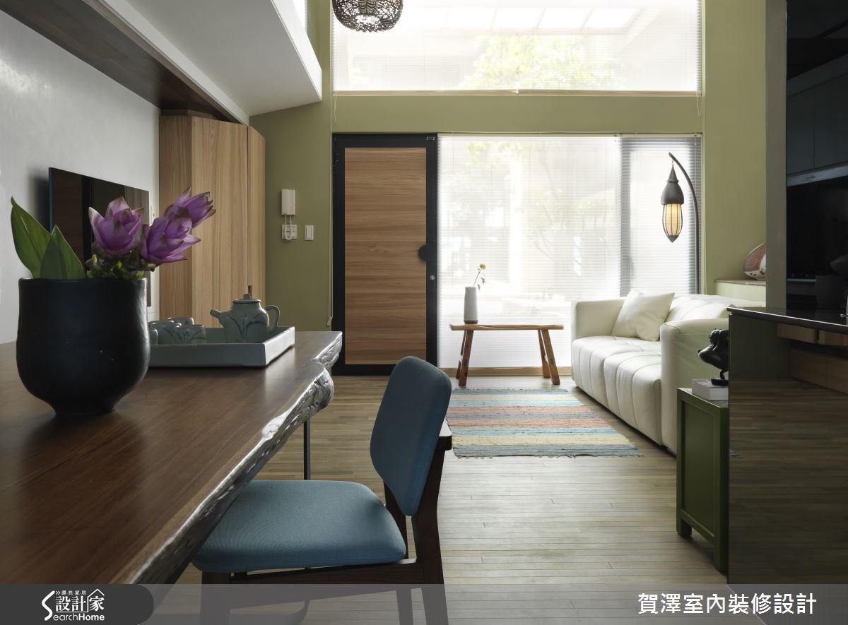 看更多綠色室內設計圖片