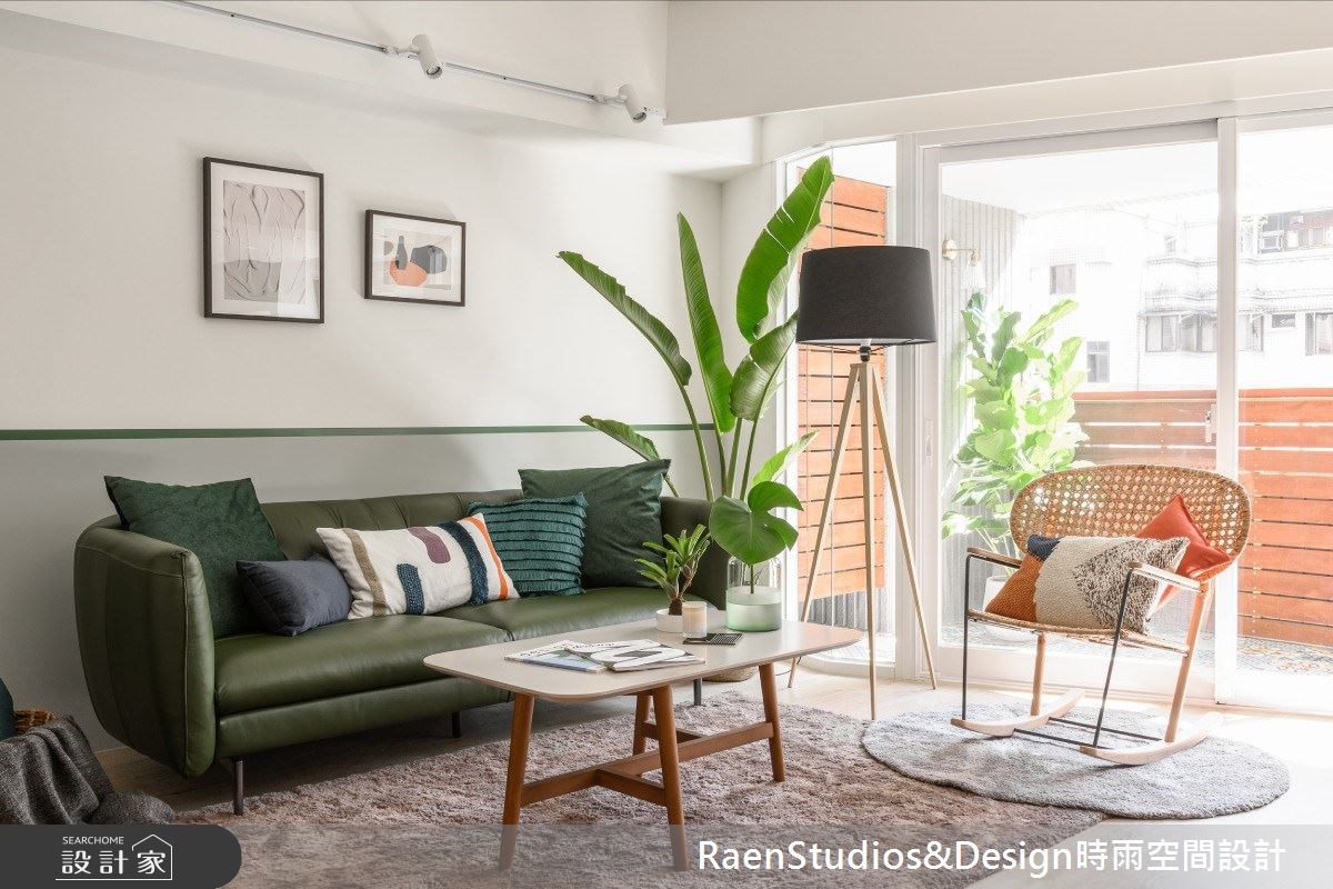 看更多綠色室內設計圖片