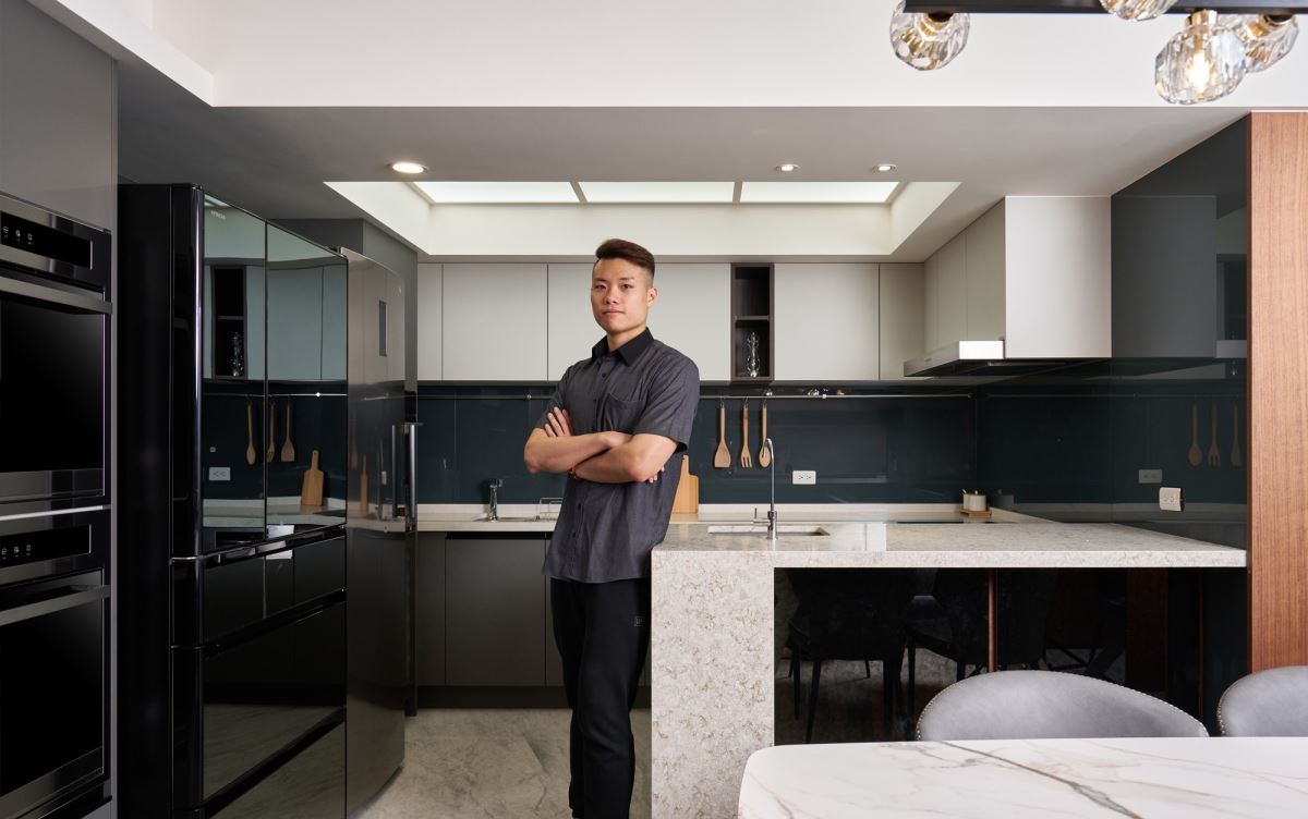 櫻花整體廚房承德店的陳冠瑋設計師,協助屋主把廚房打造成家的新核心。