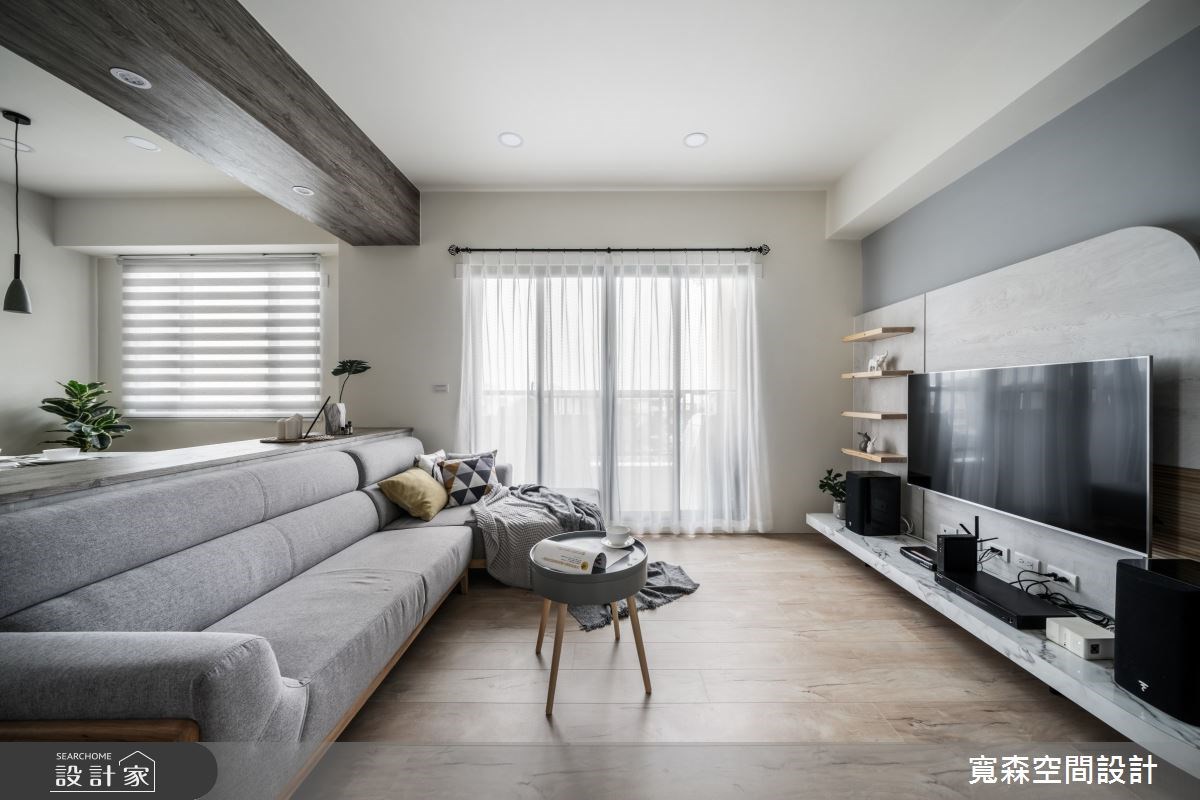 看完整明軌窗簾案例美圖